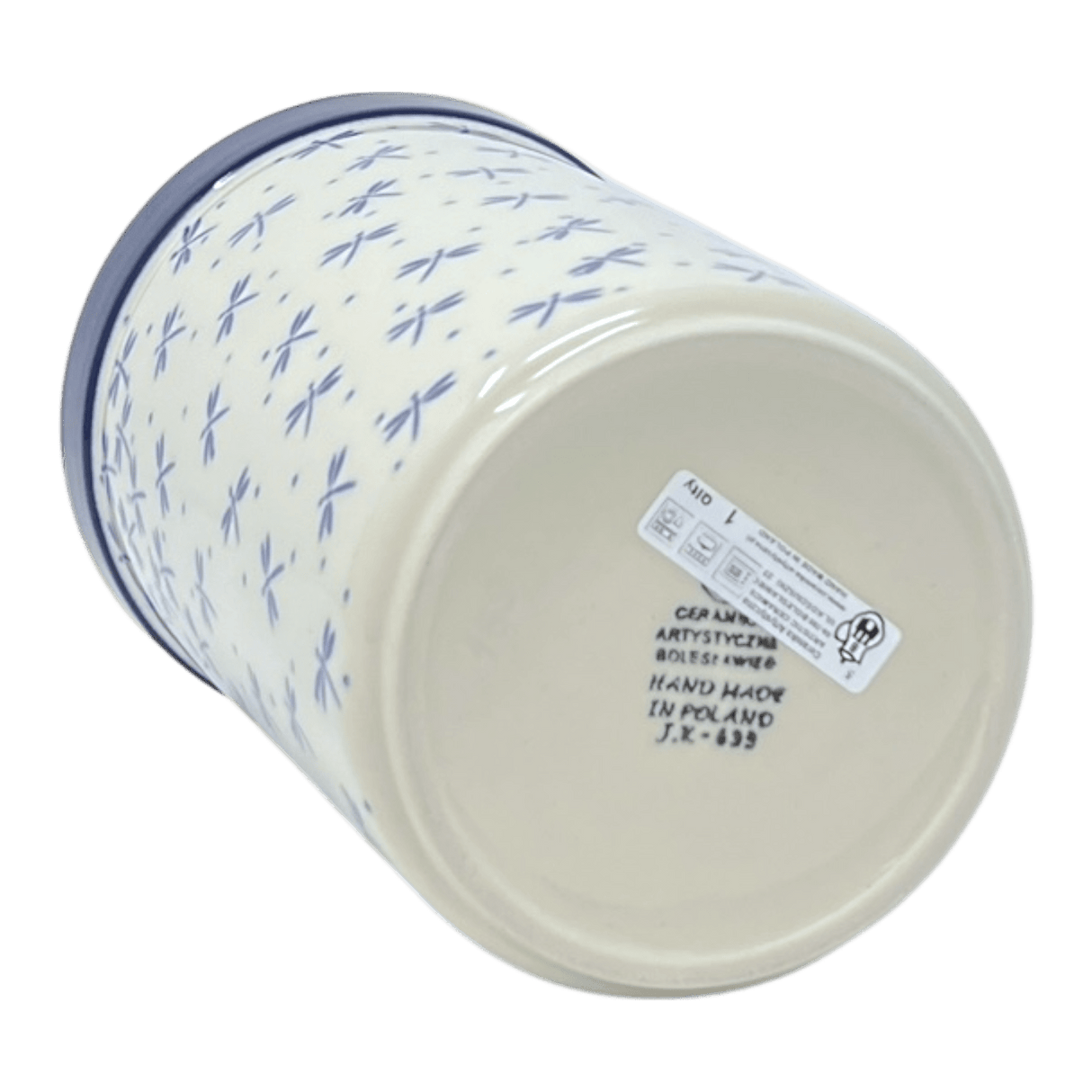 Utensil Holder, 7.75" x 5.5" in "Dragonfly Flight" by Ceramika Artystyczna | A169-2332X