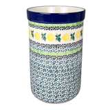 Utensil Holder, 7.75" x 5.5" in "Lemons and Leaves" by Ceramika Artystyczna | A169-2749X