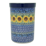 Utensil Holder, 7.75" x 5.5" in "Sunflowers" by Ceramika Artystyczna | A169-U4739