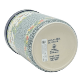 Utensil Holder, 7.75" x 5.5" in "White Cosmos" by Ceramika Artystyczna | A169-U4813