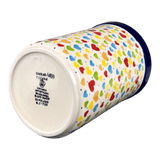 Utensil Holder, 7.75" x 5.5" in "Rainbow Hearts" by Ceramika Artystyczna | A169-U4833