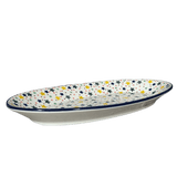 Platter, Oval, 17.5" in "Star Shower" by Ceramika Artystyczna | A200-359X