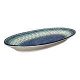 Platter, Oval, 17.5" in "Mediterranean Waves" by Ceramika Artystyczna | A200-U72