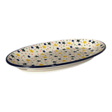 Platter, Oval, 14.75" x 8.5" in "Star Shower" by Ceramika Artystyczna | A205-359X