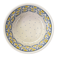 A picture of a Polish Pottery CA 6.25" Bowl (Sunny Circle) | A209-0215 as shown at PolishPotteryOutlet.com/products/6-25-bowl-sunny-circle-a209-0215