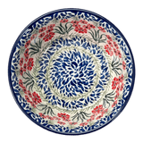 Bowl, Round, 6.25" in "Red Aster" by Ceramika Artystyczna  | A209-1435X