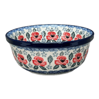 A picture of a Polish Pottery CA 6.25" Bowl (Rosie's Garden) | A209-1490X as shown at PolishPotteryOutlet.com/products/6-25-bowl-rosies-garden-a209-1490x