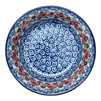 A picture of a Polish Pottery CA 6.25" Bowl (Rosie's Garden) | A209-1490X as shown at PolishPotteryOutlet.com/products/6-25-bowl-rosies-garden-a209-1490x