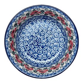 Polish Pottery CA 6.25" Bowl (Rosie's Garden) | A209-1490X Additional Image at PolishPotteryOutlet.com