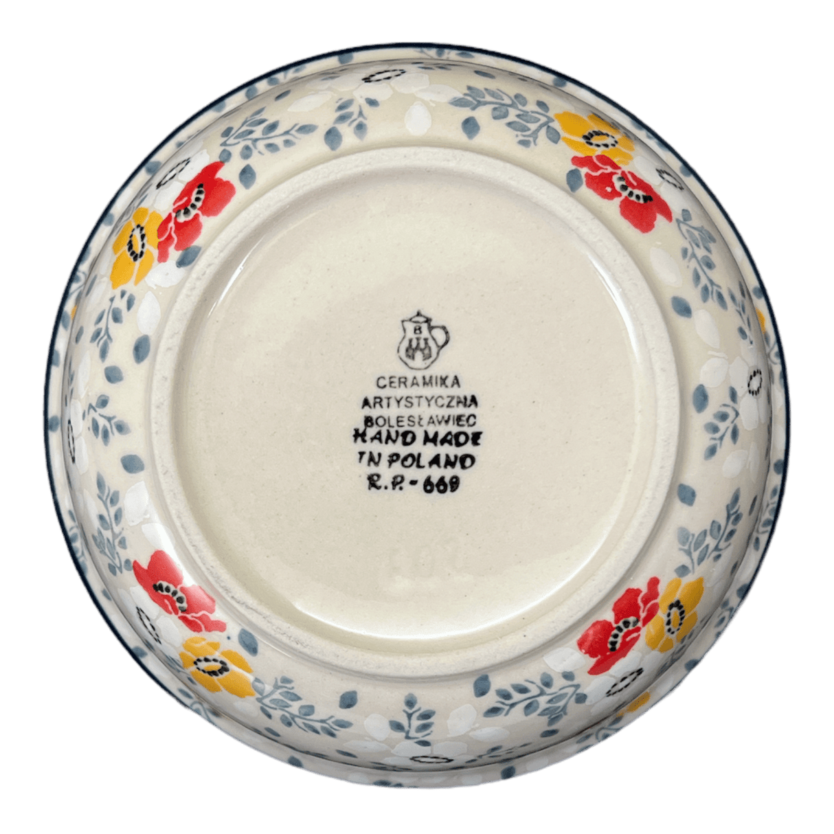 Bowl, Round, 6.25" in "Soft Bouquet" by Ceramika Artystyczna  | A209-2378X