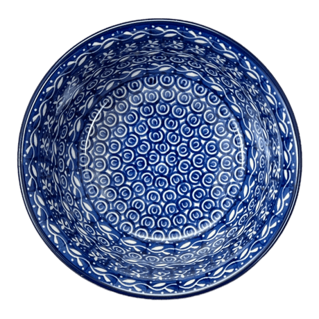 Bowl, Round, 6.25" in "Wavy Blues" by Ceramika Artystyczna  | A209-905X