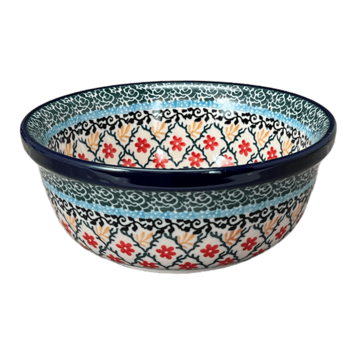 Bowl, Round, 6.25" in "Garden Trellis" by Ceramika Artystyczna  | A209-U2123