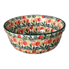 Polish Pottery C.A. 6.25" Bowl (Tulip Burst) | A209-U4226 at PolishPotteryOutlet.com