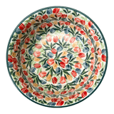 Bowl, Round, 6.25" in "Tulip Burst" by Ceramika Artystyczna  | A209-U4226