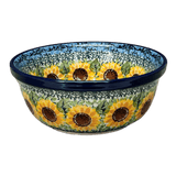 Bowl, Round, 6.25" in "Sunflowers" by Ceramika Artystyczna  | A209-U4739