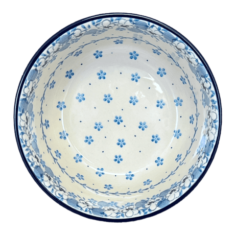 Bowl, Round, 7.75" in "Pansy Blues" by Ceramika Artystyczna | A211-2346X