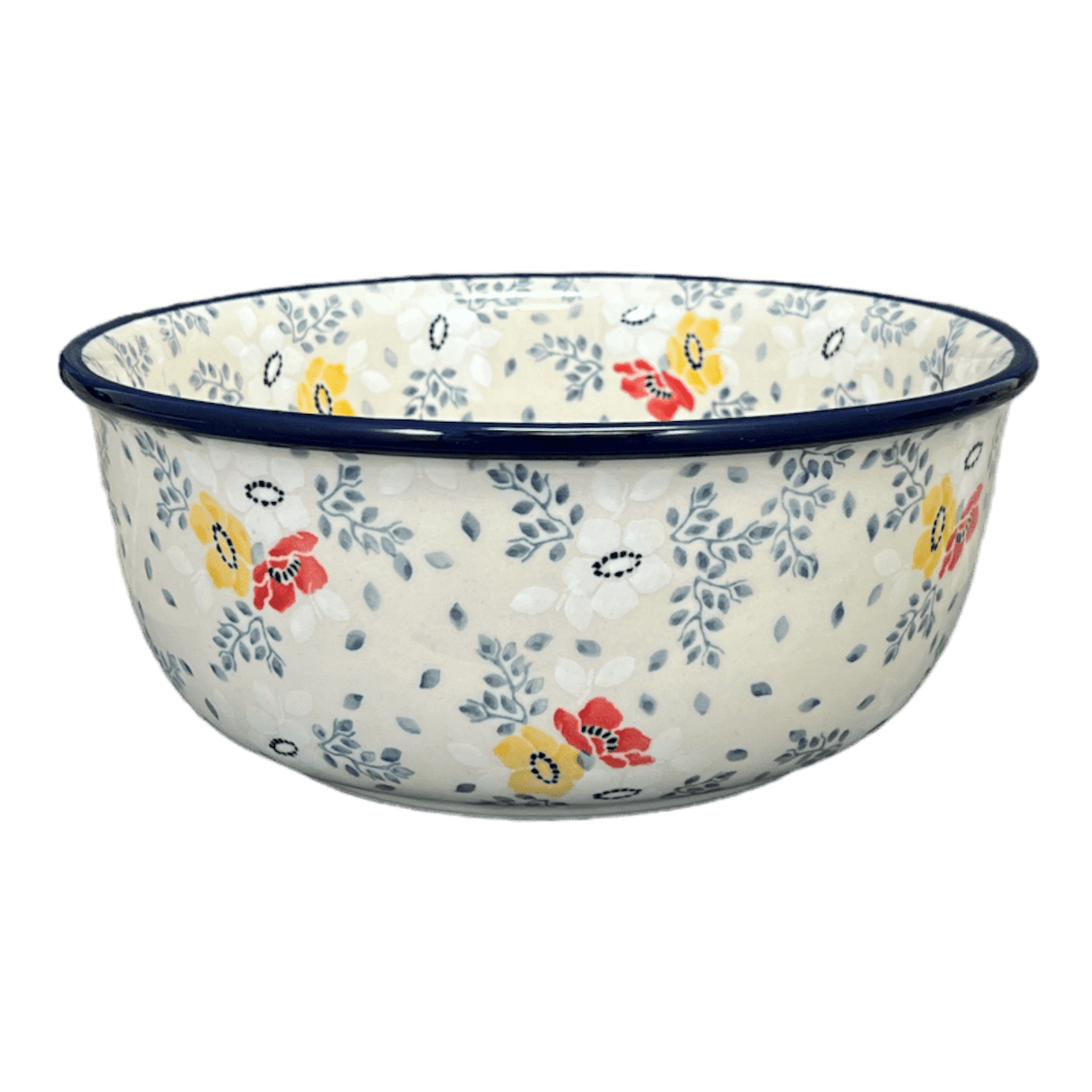 Bowl, Round, 7.75" in "Soft Bouquet" by Ceramika Artystyczna | A211-2378X