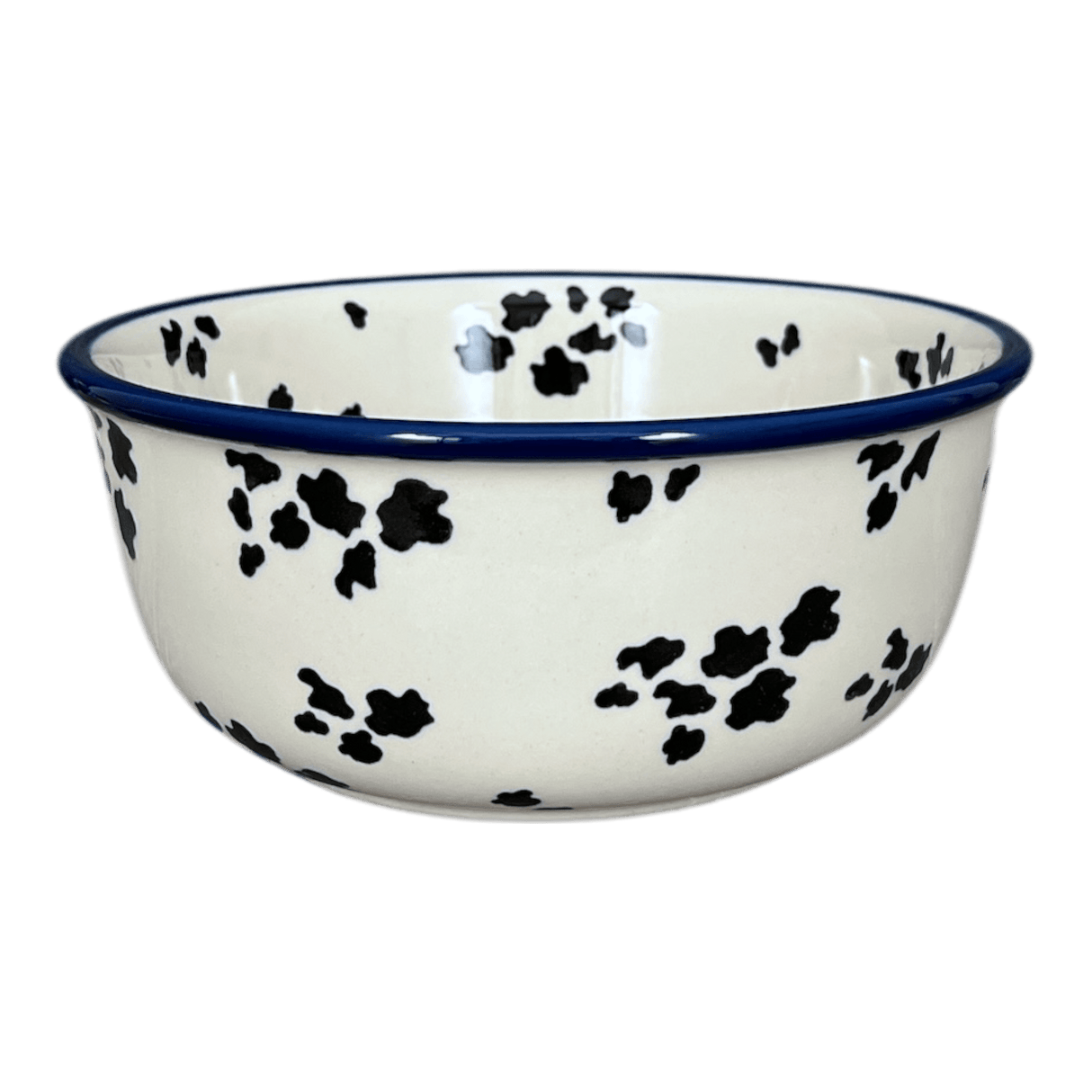 Bowl, Round, 7.75" in "Cowabunga - Blue Rim" by Ceramika Artystyczna | A211-2417X