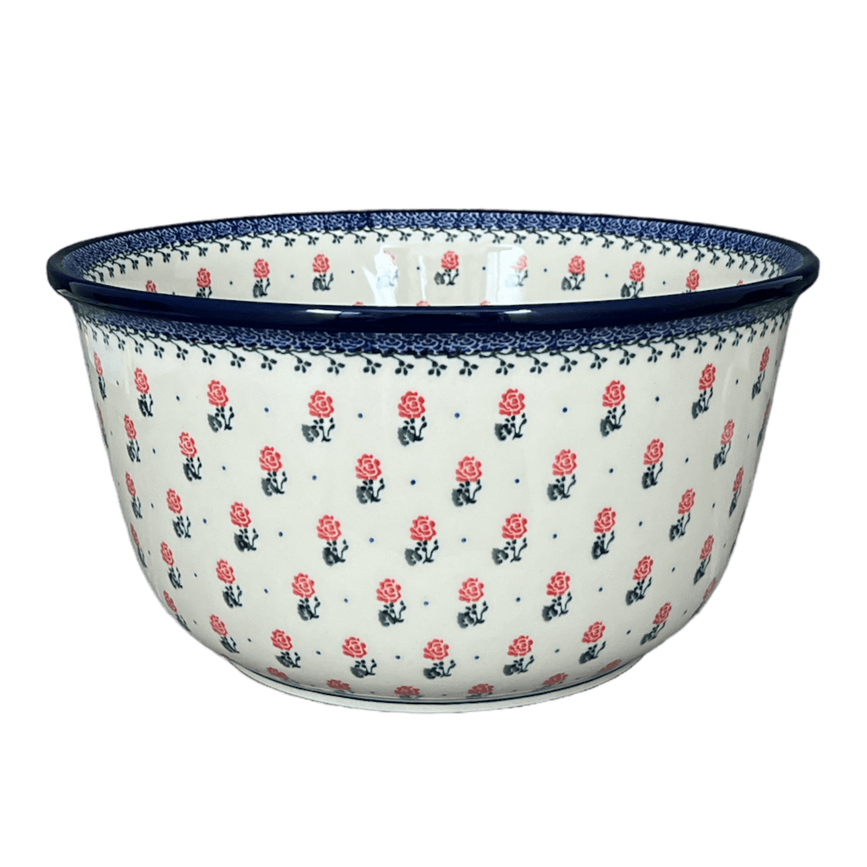 Bowl, Round, 12.5" in "Long Stem Roses" by Ceramika Artystyczna | A213-1391X