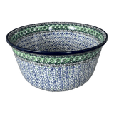 Bowl, Round, 12.5" in "Ring of Green" by Ceramika Artystyczna | A213-1479X