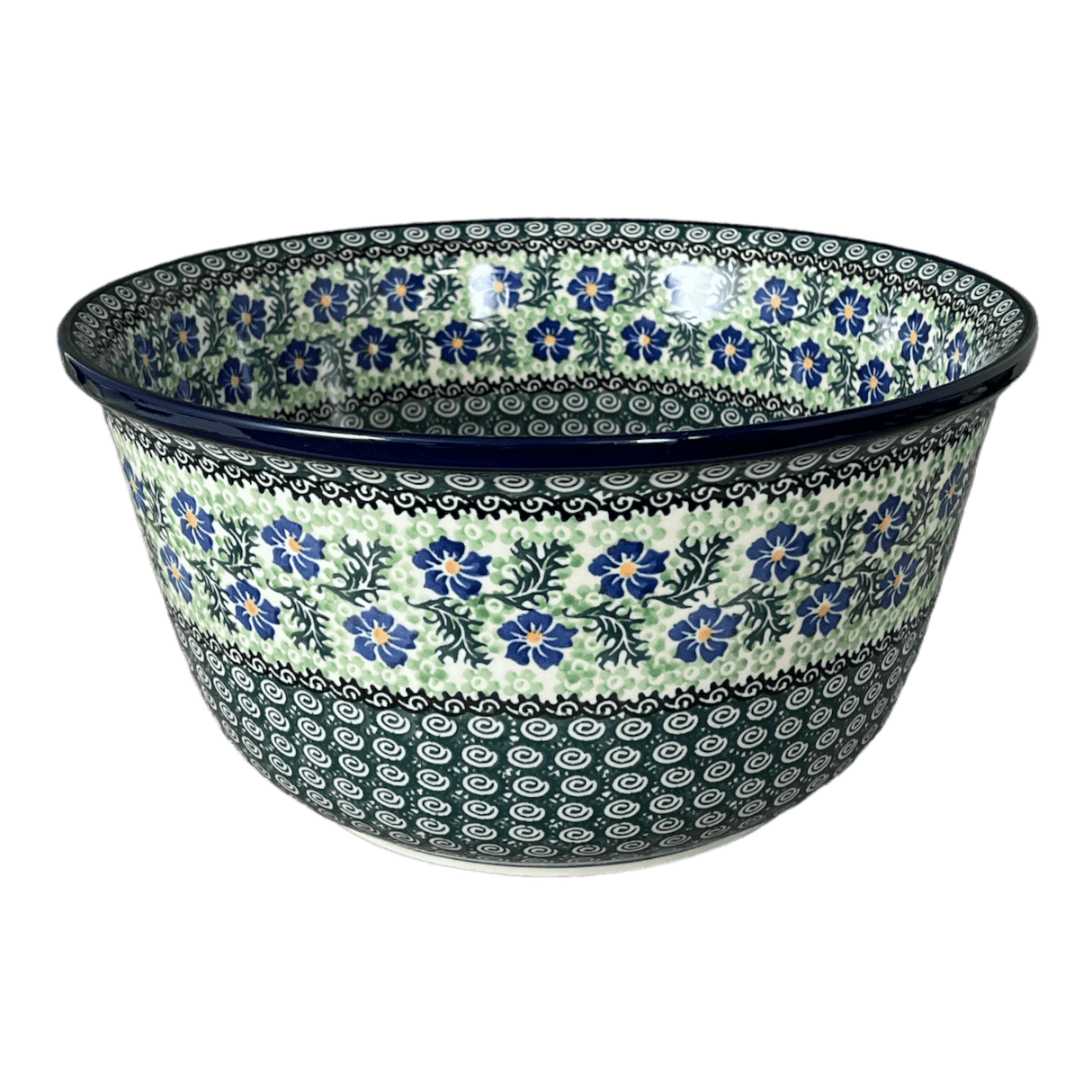 Bowl, Round, 12.5" in "Clematis " by Ceramika Artystyczna | A213-1538X