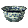 Polish Pottery C.A. 12.5" Bowl (Clematis) | A213-1538X at PolishPotteryOutlet.com