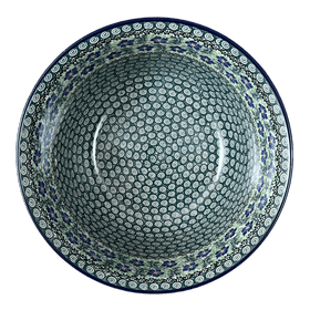 Polish Pottery CA 12.5" Bowl (Clematis) | A213-1538X Additional Image at PolishPotteryOutlet.com