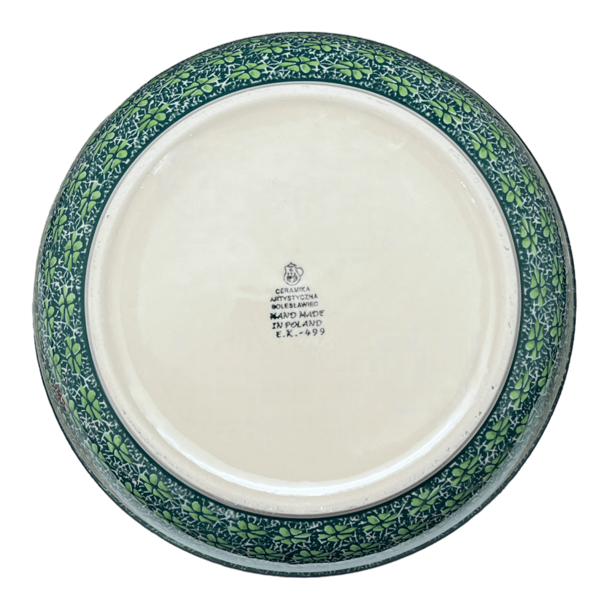 Bowl, Round, 12.5" in "Pride of Ireland" by Ceramika Artystyczna | A213-2461X