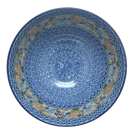 Bowl, Round, Deep, Pedestal, 10" in "Poseidon's Treasure" by Ceramika Artystyczna | A215-U1899