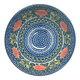 Bowl, Round, Deep, Pedestal, 10" in "Regal Roosters" by Ceramika Artystyczna | A215-U2617