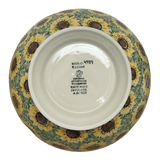 Bowl, Round, Deep, Pedestal, 10" in "Sunflower Field" by Ceramika Artystyczna | A215-U4737