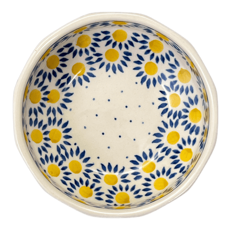 Bowl, Multiangular, 5" in "Sunny Circle" by Ceramika Artystyczna | A221-0215