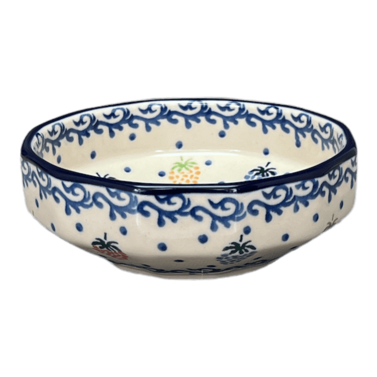 Bowl, Multiangular, 5" in "Mixed Berries" by Ceramika Artystyczna | A221-1449X