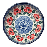 Bowl, Multiangular, 5" in "Rosie's Garden" by Ceramika Artystyczna | A221-1490X