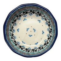 A picture of a Polish Pottery CA Multangular Bowl (Winter Aspen) | A221-1995X as shown at PolishPotteryOutlet.com/products/5-multiangular-bowl-winter-aspen-a221-1995x