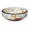 Polish Pottery CA Multangular Bowl (Soft Bouquet) | A221-2378X at PolishPotteryOutlet.com
