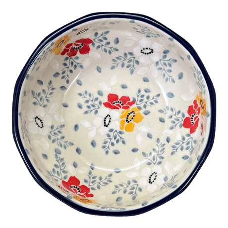 Bowl, Multiangular, 5" in "Soft Bouquet" by Ceramika Artystyczna | A221-2378X