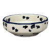 Polish Pottery CA Multangular Bowl (Cowabunga - Blue Rim) | A221-2417X at PolishPotteryOutlet.com