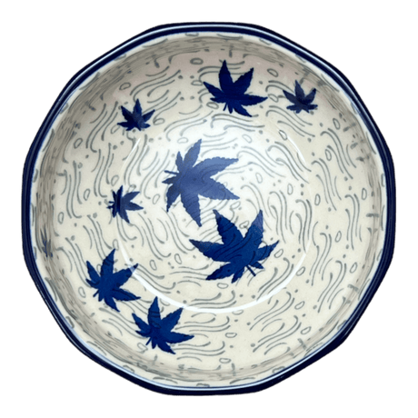 Bowl, Multiangular, 5" in "Blue Sweetgum" by Ceramika Artystyczna | A221-2545X