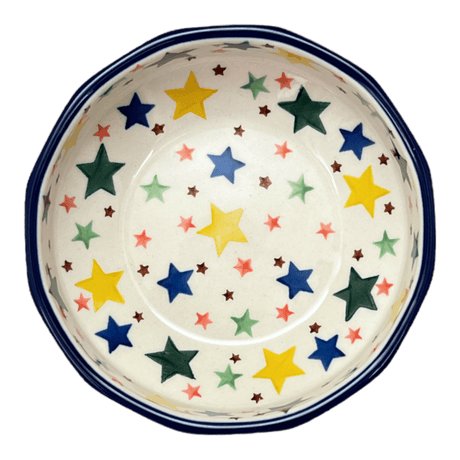 Bowl, Multiangular, 5" in "Star Shower" by Ceramika Artystyczna | A221-359X