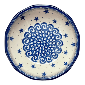Polish Pottery C.A. Multangular Bowl (Starry Sea) | A221-454C Additional Image at PolishPotteryOutlet.com