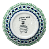 Bowl, Multiangular, 5" in "Green Goddess" by Ceramika Artystyczna | A221-U408A