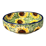 Bowl, Multiangular, 5" in "Sunflower Field" by Ceramika Artystyczna | A221-U4737