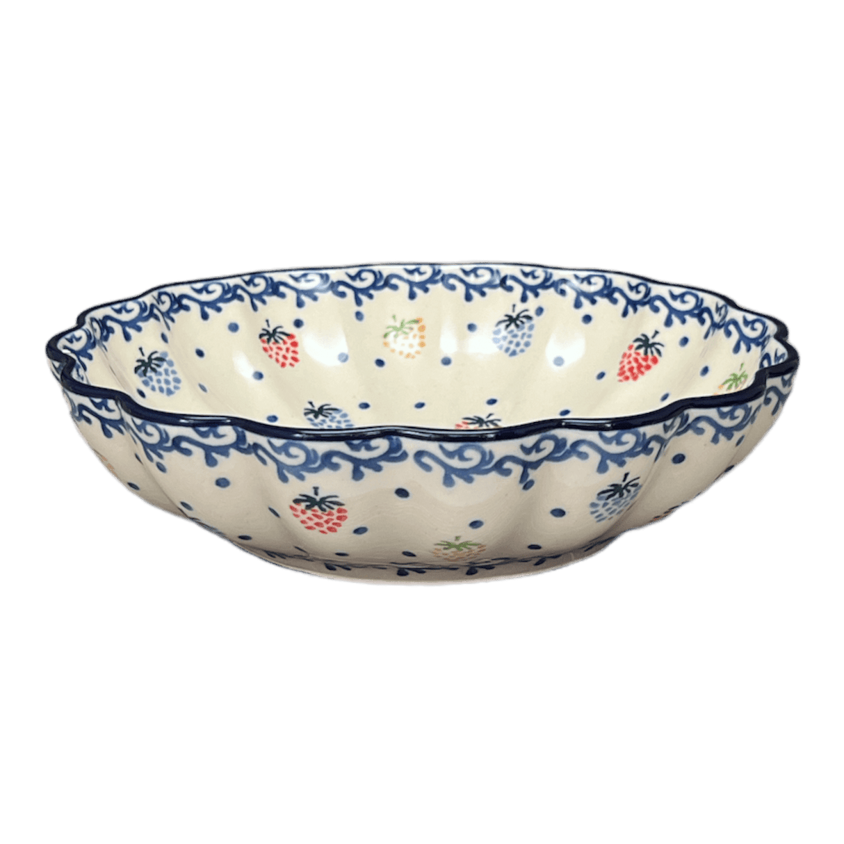 Bowl, Round, Blossom, 7.5" in "Mixed Berries" by Ceramika Artystyczna | A249-1449X