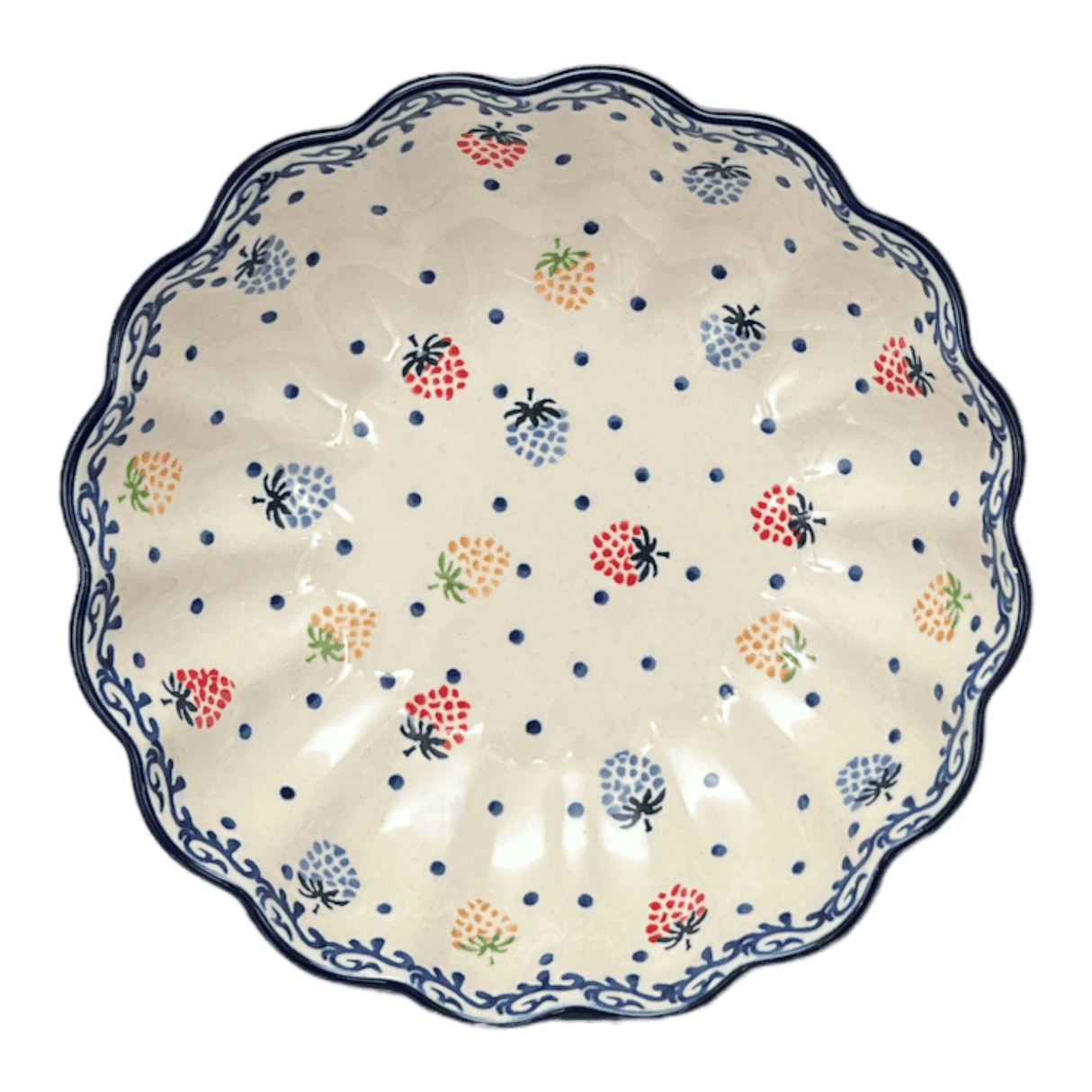 Bowl, Round, Blossom, 7.5" in "Mixed Berries" by Ceramika Artystyczna | A249-1449X