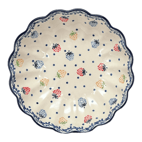 Polish Pottery CA 7.5" Blossom Bowl (Mixed Berries) | A249-1449X Additional Image at PolishPotteryOutlet.com