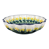 Bowl, Round, Blossom, 7.5" in "Daffodils in Bloom" by Ceramika Artystyczna | A249-2122X