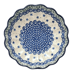 Polish Pottery CA 7.5" Blossom Bowl (Starry Sea) | A249-454C Additional Image at PolishPotteryOutlet.com