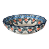 Polish Pottery Bowl, Round, Blossom, 7.5" in "Strawberry Patch" by Ceramika Artystyczna | A249-721X at PolishPotteryOutlet.com