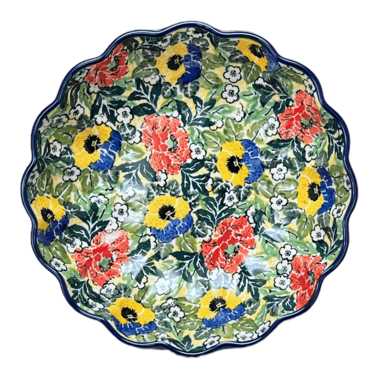 Bowl, Round, Blossom, 7.5" in "Tropical Love" by Ceramika Artystyczna | A249-U4705